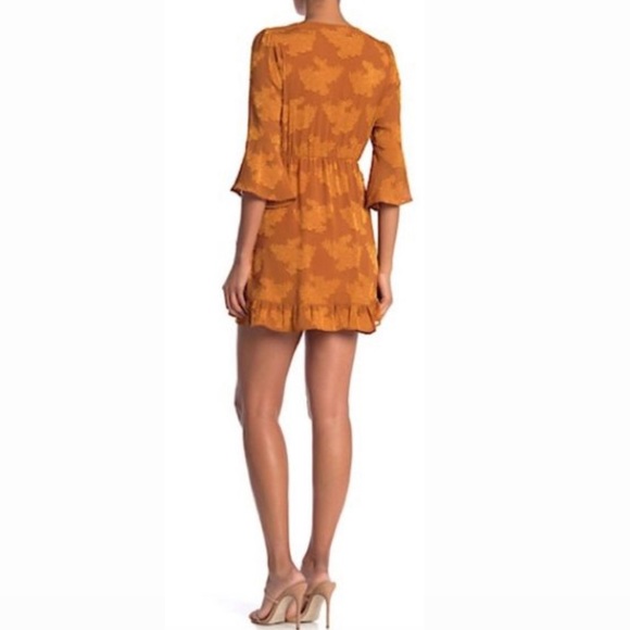 Kenedik Ruffle Wrap Dress - Picture 2 of 6